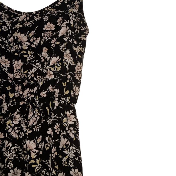 Women Forever 21 Black Floral Maxi Dress- Size S - Picture 5 of 7